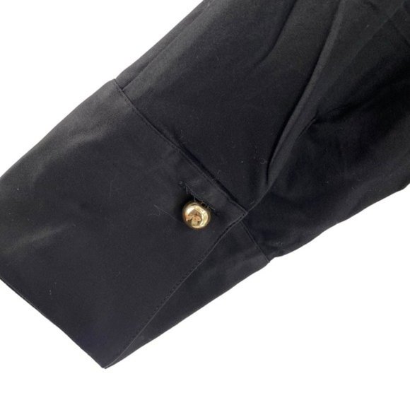 Tuckernuck | NEW Black Willow Three-quarter Sleeve High-low Hem Blouse Size XS - Picture 9 of 11